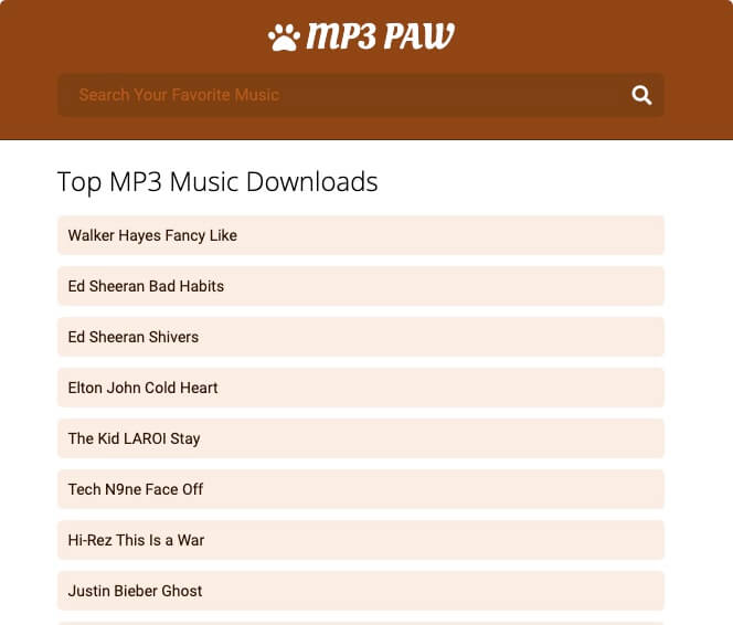 mp3paw.app ：youtube音乐下载在线工具插图