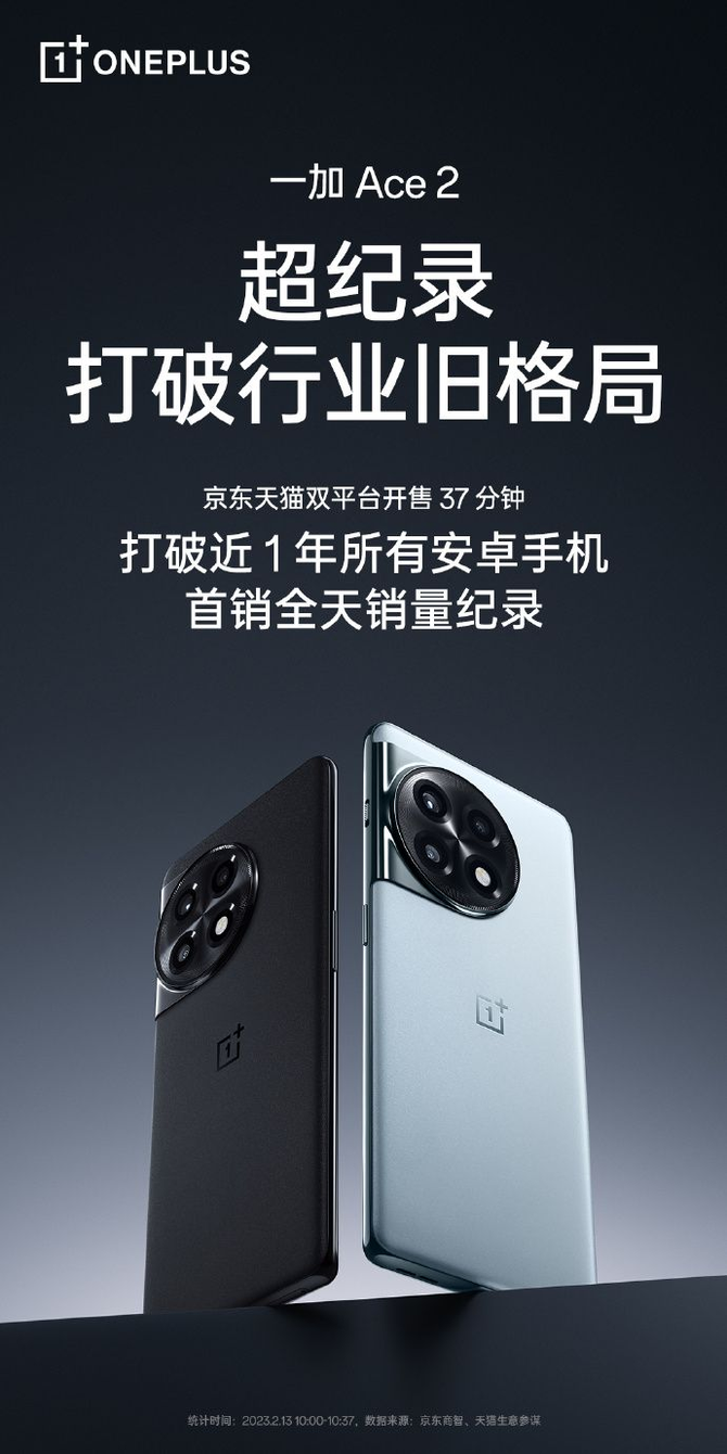 返校季学生购机攻略：仅2799元起，一加 Ace 2带来旗舰游戏体验