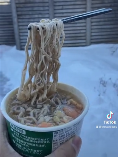 卫生纸被冻成了冰雕：这场景让我屁股一凉！