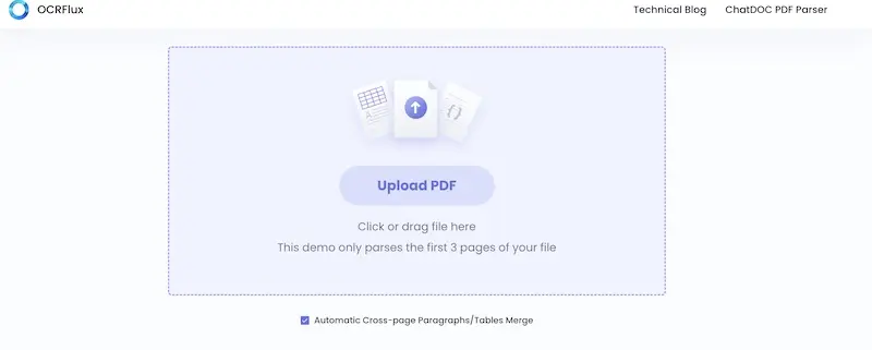 OCRFlux：PDF转Markdown开源免费转换工具，轻松实现PDF到Markdown的转换