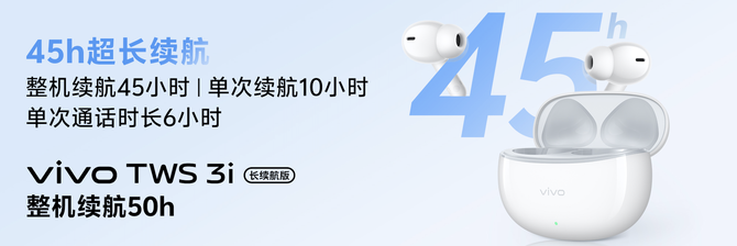 续航王者，沉浸音质！vivo TWS 3i 真无线耳机正式发布