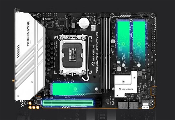 首发899元 铭瑄推出装机猿联名H770YTX D5 WIFI主板：背插设计