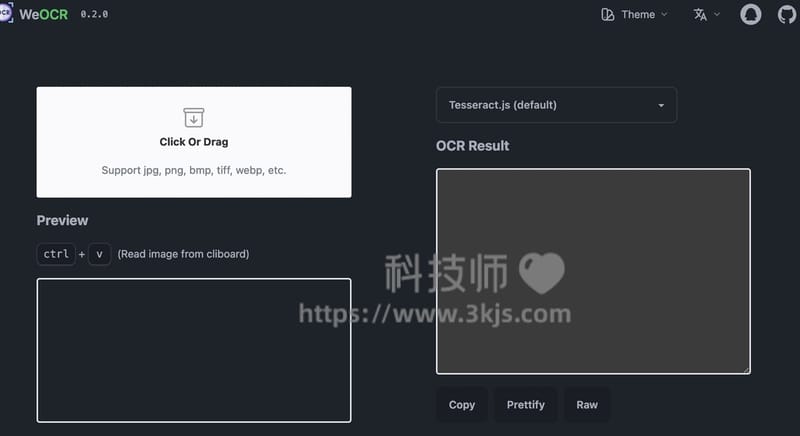 ocr-pwa ：在线OCR文字识别工具(含教程)