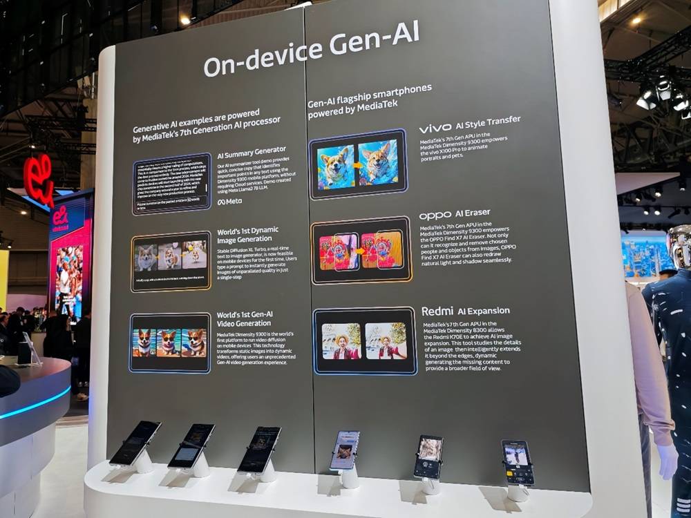 MWC联发科展台速览：端侧AI和移动通信黑科技有突破插图10