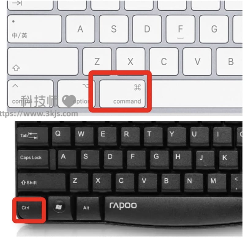 command键在windows上是什么键(附图解说明)